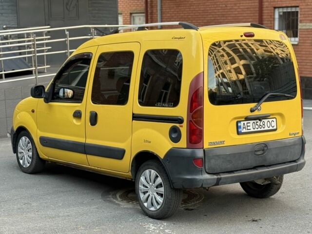 Рено Кєнгу 2003 у Дніпро (Дніпропетровську) на Automoto.ua Жовтий Рено Кєнгу, об'ємом двигуна 1.9 л та пробігом 230 тис. км за 2800 $, фото 7 на Automoto.ua