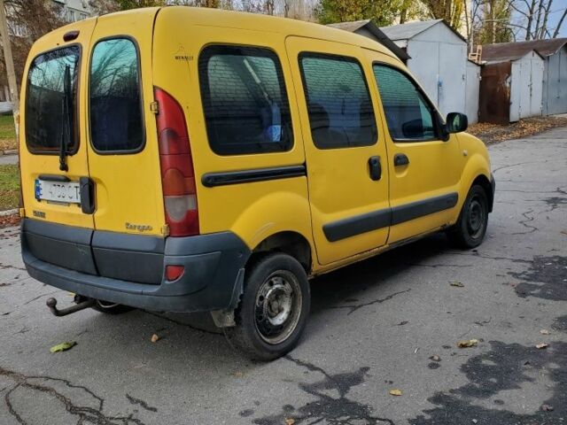 Желтый Рено Кенгу, объемом двигателя 1.5 л и пробегом 300 тыс. км за 2300 $, фото 2 на Automoto.ua