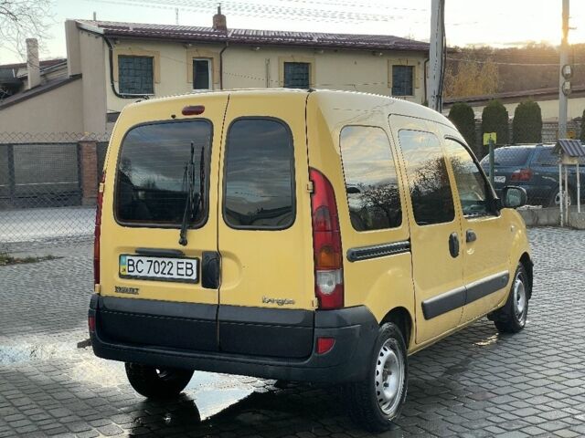 Жовтий Рено Кєнгу, об'ємом двигуна 1.5 л та пробігом 185 тис. км за 3600 $, фото 2 на Automoto.ua