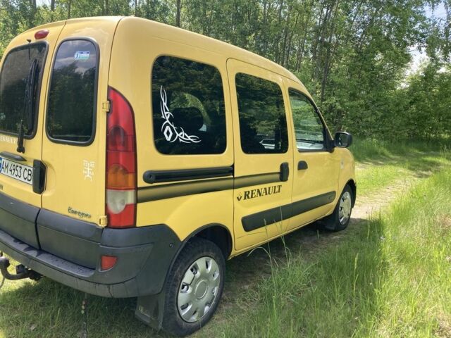 Жовтий Рено Кєнгу, об'ємом двигуна 1.5 л та пробігом 201 тис. км за 3500 $, фото 3 на Automoto.ua