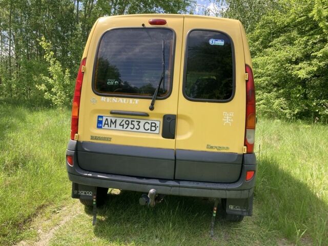 Жовтий Рено Кєнгу, об'ємом двигуна 1.5 л та пробігом 201 тис. км за 3500 $, фото 2 на Automoto.ua