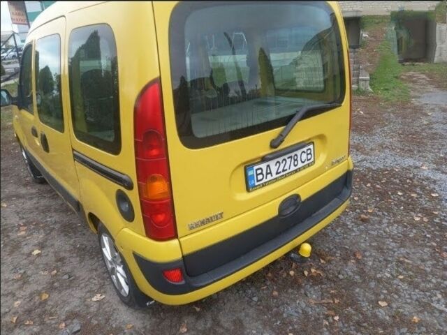 Желтый Рено Кенгу, объемом двигателя 1.5 л и пробегом 240 тыс. км за 4900 $, фото 7 на Automoto.ua