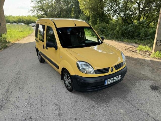 Желтый Рено Кенгу, объемом двигателя 1.5 л и пробегом 191 тыс. км за 3950 $, фото 5 на Automoto.ua