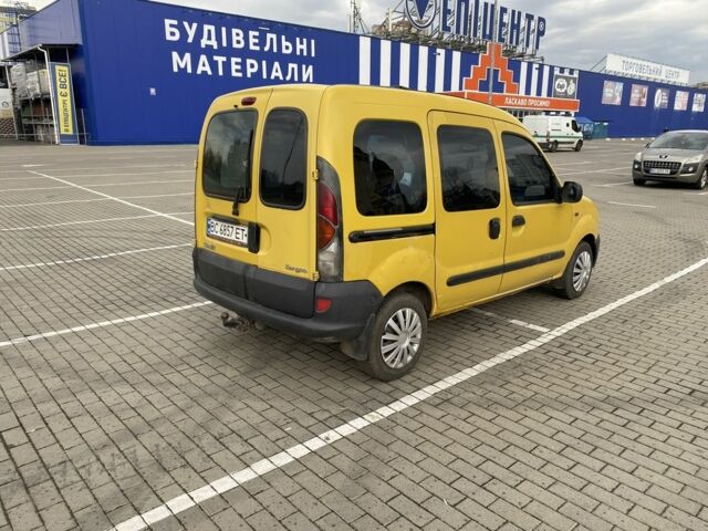 Желтый Рено Кенгу, объемом двигателя 1.9 л и пробегом 330 тыс. км за 2250 $, фото 3 на Automoto.ua