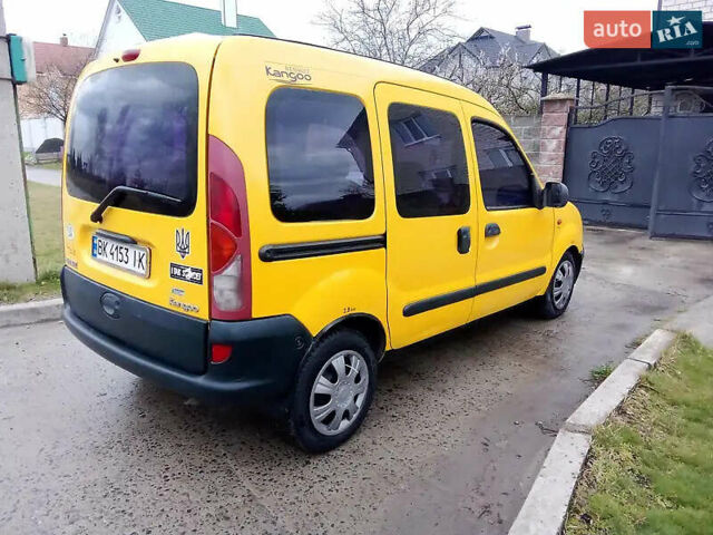 Жовтий Рено Кєнгу, об'ємом двигуна 1.9 л та пробігом 238 тис. км за 2700 $, фото 1 на Automoto.ua