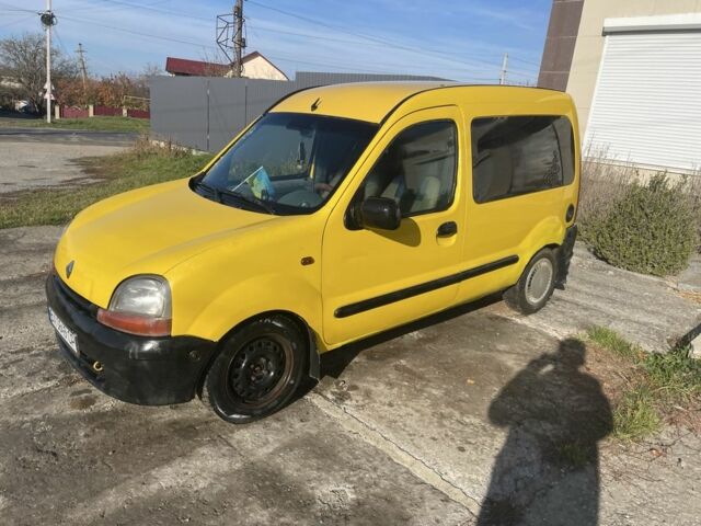 Желтый Рено Кенгу, объемом двигателя 1.9 л и пробегом 233 тыс. км за 2300 $, фото 1 на Automoto.ua