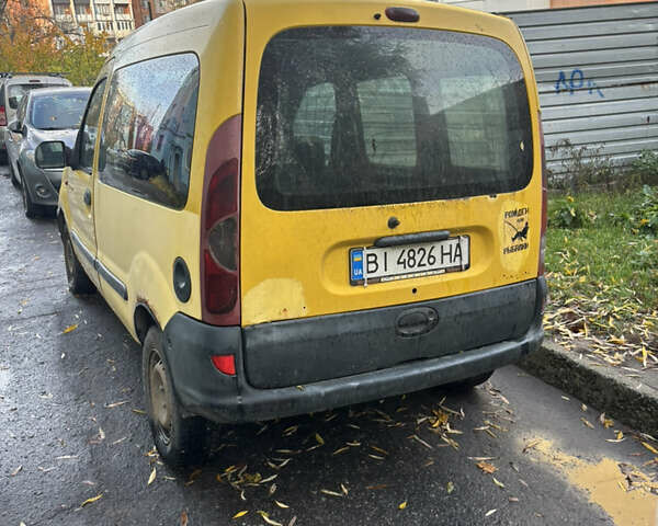 Рено Кенгу 1999 в Полтаве на Automoto.ua Желтый Рено Кенгу, объемом двигателя 1.87 л и пробегом 250 тыс. км за 1900 $, фото 3 на Automoto.ua