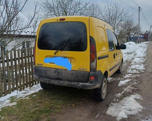 Желтый Рено Кенгу, объемом двигателя 1.9 л и пробегом 189 тыс. км за 3500 $, фото 2 на Automoto.ua