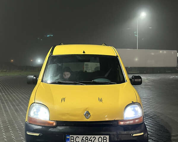 Желтый Рено Кенгу, объемом двигателя 1.87 л и пробегом 370 тыс. км за 2800 $, фото 1 на Automoto.ua
