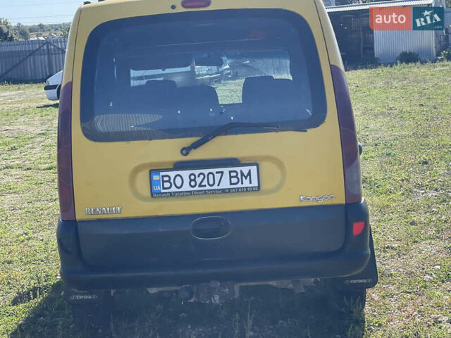 Жовтий Рено Кєнгу, об'ємом двигуна 1.87 л та пробігом 240 тис. км за 1700 $, фото 8 на Automoto.ua