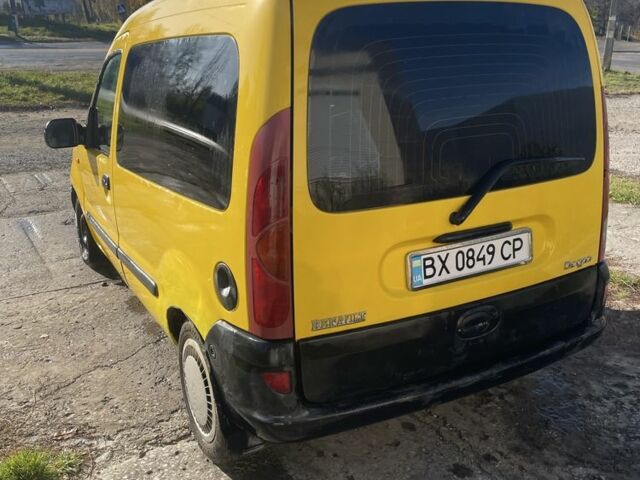 Желтый Рено Кенгу, объемом двигателя 1.9 л и пробегом 233 тыс. км за 2300 $, фото 4 на Automoto.ua