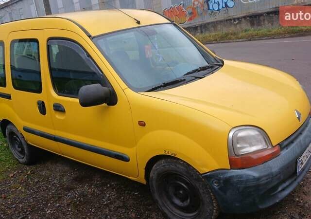 Желтый Рено Кенгу, объемом двигателя 1.87 л и пробегом 265 тыс. км за 3000 $, фото 1 на Automoto.ua