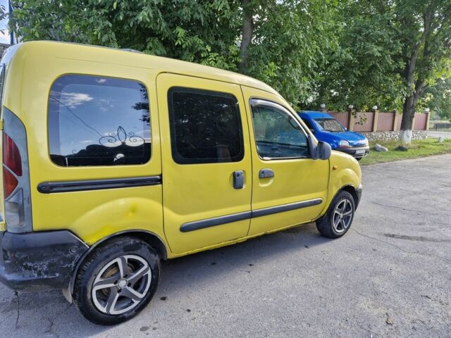 Желтый Рено Кенгу, объемом двигателя 1.9 л и пробегом 280 тыс. км за 2500 $, фото 6 на Automoto.ua