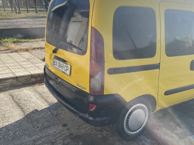Желтый Рено Кенгу, объемом двигателя 1.9 л и пробегом 233 тыс. км за 2300 $, фото 3 на Automoto.ua