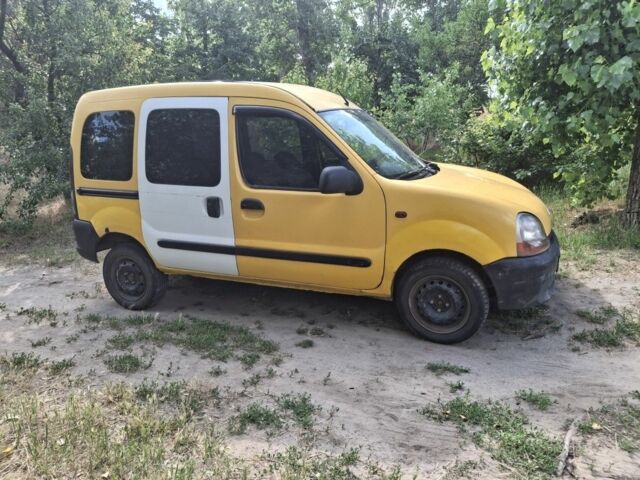 Желтый Рено Кенгу, объемом двигателя 1.9 л и пробегом 300 тыс. км за 1600 $, фото 2 на Automoto.ua