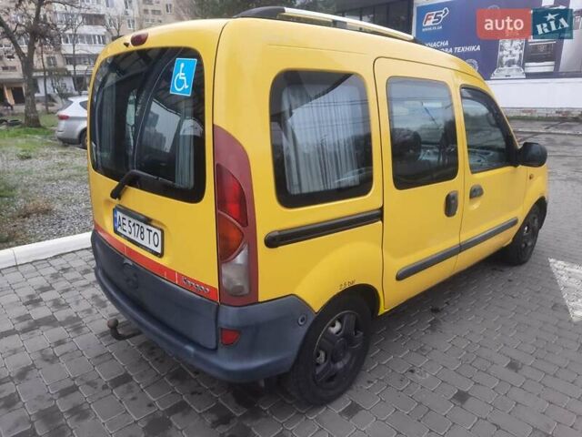 Жовтий Рено Кєнгу, об'ємом двигуна 1.87 л та пробігом 216 тис. км за 3000 $, фото 43 на Automoto.ua