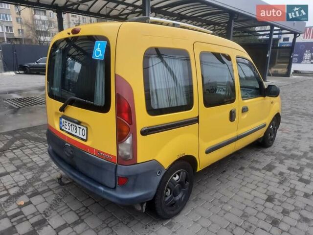 Жовтий Рено Кєнгу, об'ємом двигуна 1.87 л та пробігом 216 тис. км за 3000 $, фото 14 на Automoto.ua