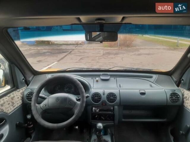 Жовтий Рено Кєнгу, об'ємом двигуна 1.87 л та пробігом 216 тис. км за 3000 $, фото 20 на Automoto.ua