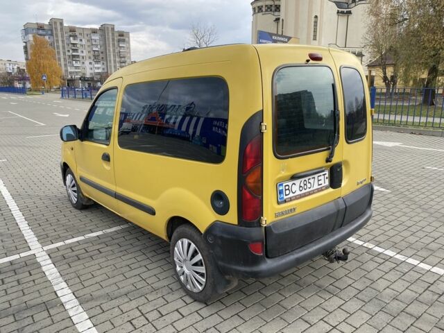 Желтый Рено Кенгу, объемом двигателя 1.9 л и пробегом 330 тыс. км за 2250 $, фото 6 на Automoto.ua
