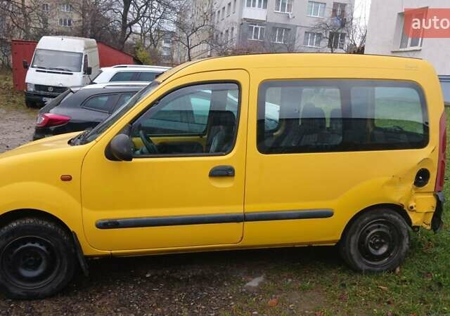 Желтый Рено Кенгу, объемом двигателя 1.87 л и пробегом 265 тыс. км за 3000 $, фото 3 на Automoto.ua