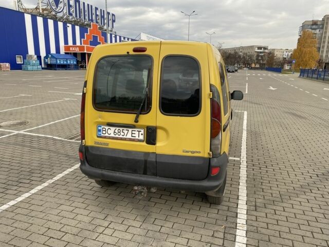 Желтый Рено Кенгу, объемом двигателя 1.9 л и пробегом 330 тыс. км за 2250 $, фото 5 на Automoto.ua