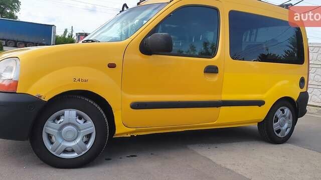 Желтый Рено Кенгу, объемом двигателя 1.9 л и пробегом 333 тыс. км за 3100 $, фото 33 на Automoto.ua