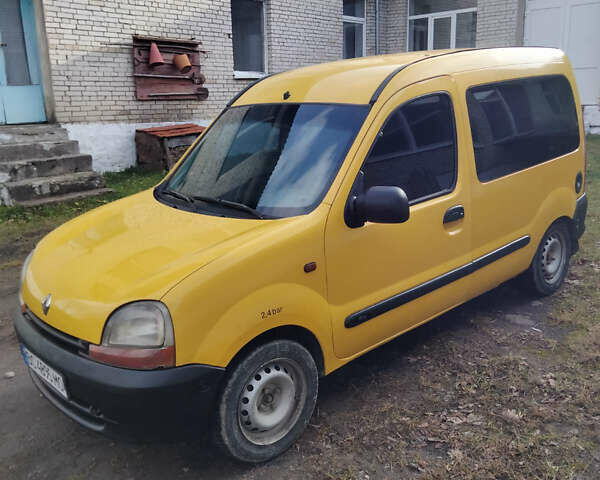 Желтый Рено Кенгу, объемом двигателя 1.87 л и пробегом 382 тыс. км за 2350 $, фото 1 на Automoto.ua