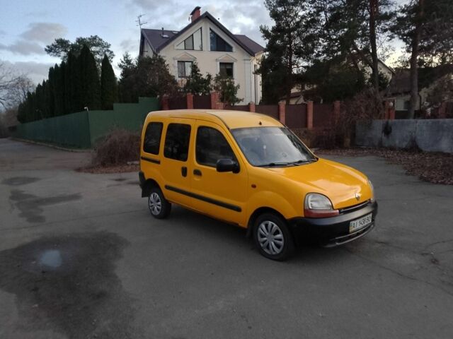 Желтый Рено Кенгу, объемом двигателя 1.9 л и пробегом 328 тыс. км за 3000 $, фото 19 на Automoto.ua