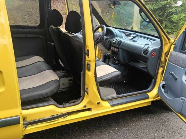 Жовтий Рено Кєнгу, об'ємом двигуна 1.9 л та пробігом 285 тис. км за 2200 $, фото 6 на Automoto.ua