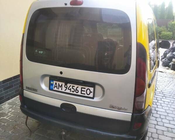 Желтый Рено Кенгу, объемом двигателя 1.9 л и пробегом 270 тыс. км за 3200 $, фото 9 на Automoto.ua
