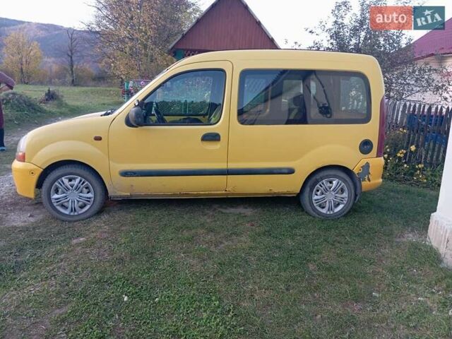 Желтый Рено Кенгу, объемом двигателя 1.9 л и пробегом 191 тыс. км за 2450 $, фото 2 на Automoto.ua