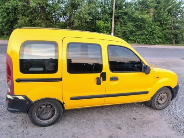 Желтый Рено Кенгу, объемом двигателя 1.9 л и пробегом 270 тыс. км за 2500 $, фото 3 на Automoto.ua