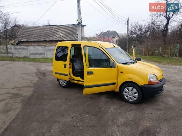 Желтый Рено Кенгу, объемом двигателя 1.9 л и пробегом 215 тыс. км за 3000 $, фото 5 на Automoto.ua
