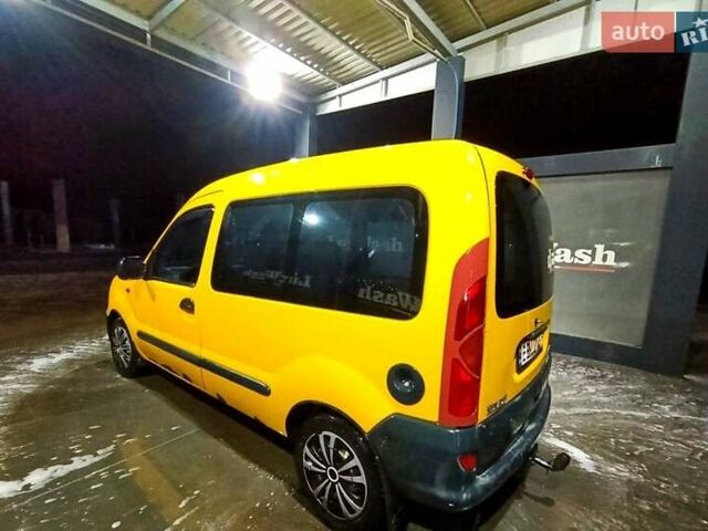 Желтый Рено Кенгу, объемом двигателя 1.9 л и пробегом 230 тыс. км за 2600 $, фото 3 на Automoto.ua