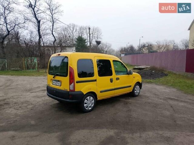 Желтый Рено Кенгу, объемом двигателя 1.9 л и пробегом 215 тыс. км за 3000 $, фото 6 на Automoto.ua