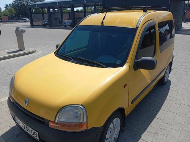 Желтый Рено Кенгу, объемом двигателя 1.9 л и пробегом 218 тыс. км за 3500 $, фото 2 на Automoto.ua