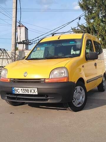 Желтый Рено Кенгу, объемом двигателя 1.9 л и пробегом 333 тыс. км за 3100 $, фото 5 на Automoto.ua