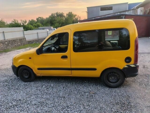 Желтый Рено Кенгу, объемом двигателя 1.9 л и пробегом 270 тыс. км за 2500 $, фото 5 на Automoto.ua