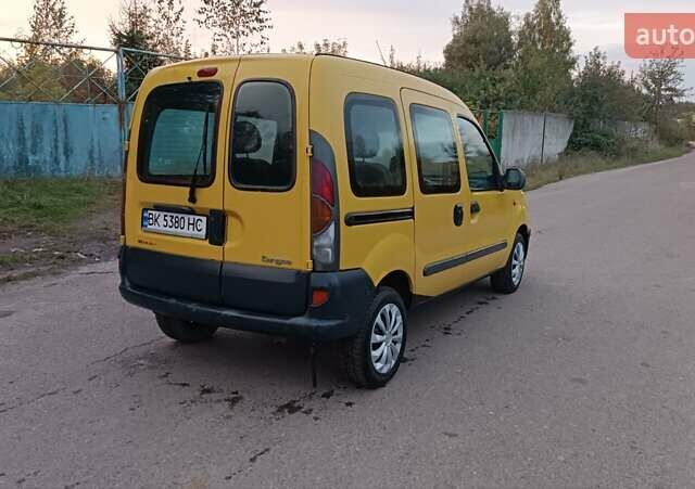 Жовтий Рено Кєнгу, об'ємом двигуна 1.9 л та пробігом 235 тис. км за 2650 $, фото 1 на Automoto.ua