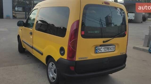 Желтый Рено Кенгу, объемом двигателя 1.9 л и пробегом 333 тыс. км за 3100 $, фото 35 на Automoto.ua