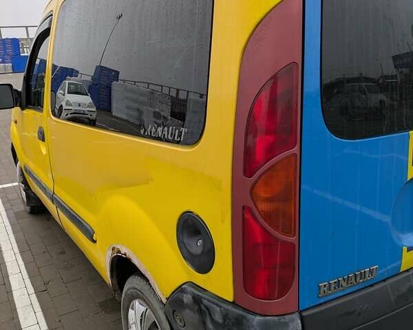 Желтый Рено Кенгу, объемом двигателя 1.87 л и пробегом 379 тыс. км за 3200 $, фото 1 на Automoto.ua