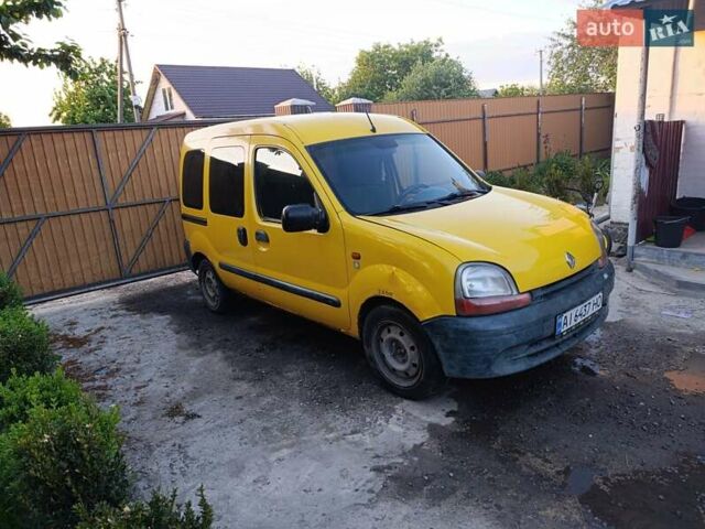 Желтый Рено Кенгу, объемом двигателя 1.9 л и пробегом 235 тыс. км за 1850 $, фото 1 на Automoto.ua