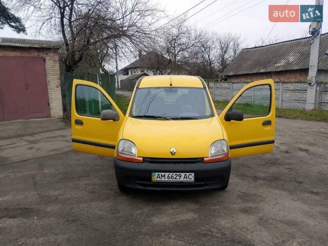 Желтый Рено Кенгу, объемом двигателя 1.9 л и пробегом 215 тыс. км за 3000 $, фото 10 на Automoto.ua