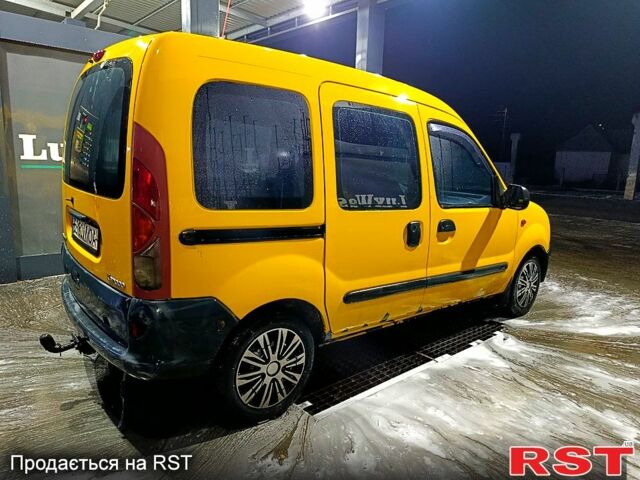 Жовтий Рено Кєнгу, об'ємом двигуна 1.9 л та пробігом 230 тис. км за 2600 $, фото 3 на Automoto.ua