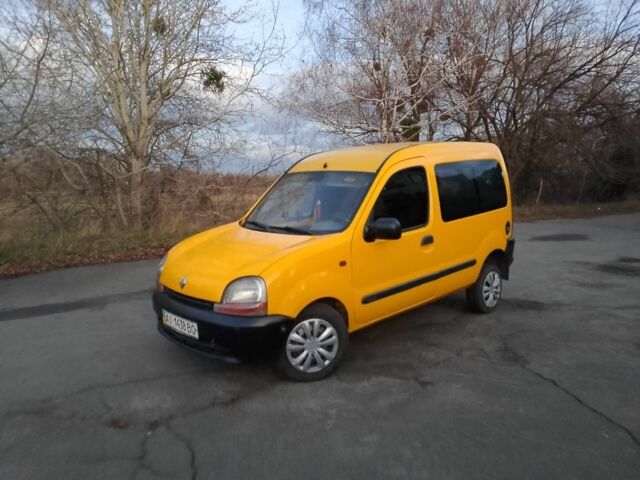 Желтый Рено Кенгу, объемом двигателя 1.9 л и пробегом 328 тыс. км за 3000 $, фото 5 на Automoto.ua