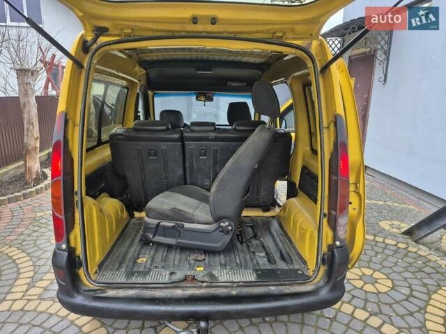 Желтый Рено Кенгу, объемом двигателя 1.9 л и пробегом 300 тыс. км за 2500 $, фото 9 на Automoto.ua