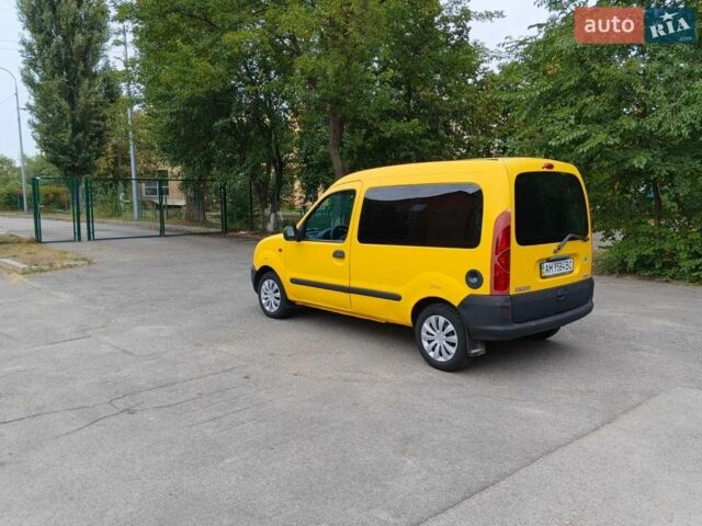 Желтый Рено Кенгу, объемом двигателя 1.9 л и пробегом 370 тыс. км за 2900 $, фото 4 на Automoto.ua