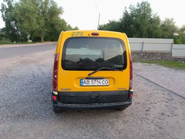 Желтый Рено Кенгу, объемом двигателя 1.9 л и пробегом 270 тыс. км за 2500 $, фото 4 на Automoto.ua