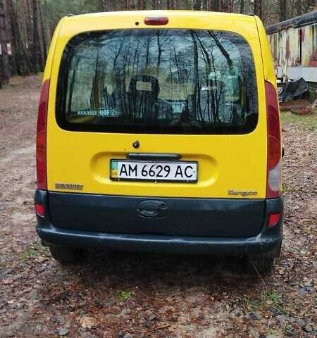 Желтый Рено Кенгу, объемом двигателя 1.9 л и пробегом 230 тыс. км за 2100 $, фото 1 на Automoto.ua