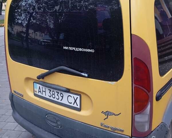 Желтый Рено Кенгу, объемом двигателя 1.9 л и пробегом 120 тыс. км за 2600 $, фото 2 на Automoto.ua